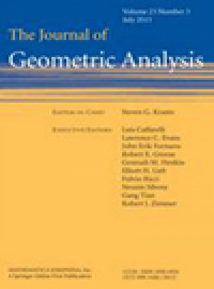 Journal Of Geometric Analysis