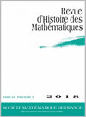 Revue D Histoire Des Mathematiques