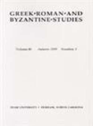 Greek Roman And Byzantine Studies