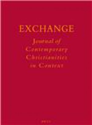 Exchange-journal Of Contemporary Christianities In Context