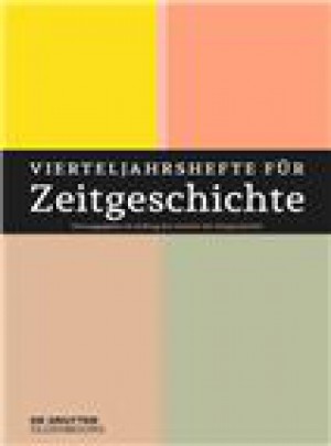 Vierteljahrshefte Fur Zeitgeschichte