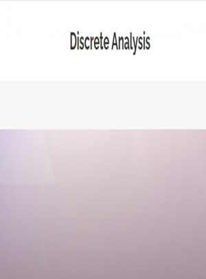 Discrete Analysis