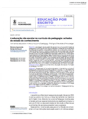 Educacao Por Escrito